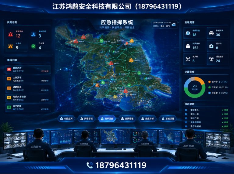 黄南应急指挥系统展示图